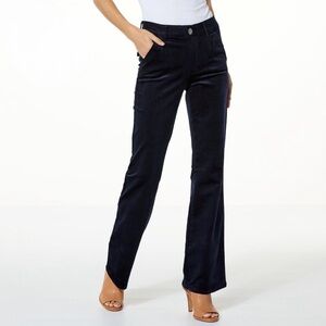 NWT Democracy Absolution High Rise Itty Bitty Boot Corduroy Pant, 10, Ultra Navy